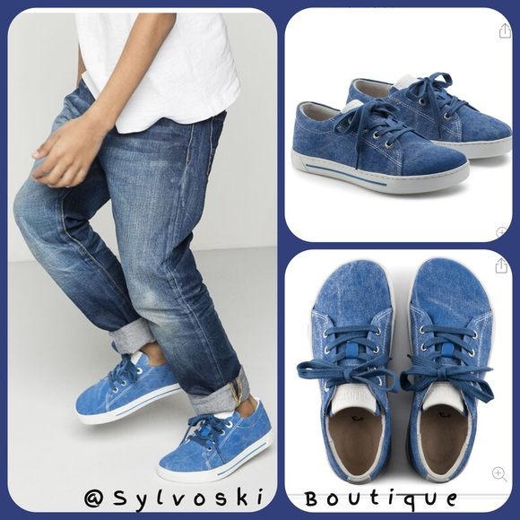 🔥 BIRKENSTOCK ARRAN KIDS BLUE NWT 💙